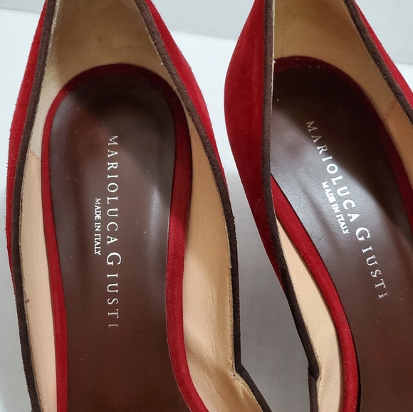 MARIOLUCA GIUSTI FIRENZE Pump Heel Peep-toe Shoes - Picture 3 of 7